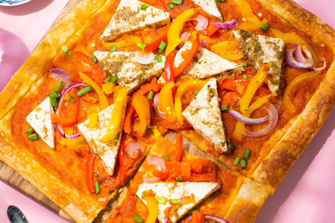 Paneer Tikka Masala Tart